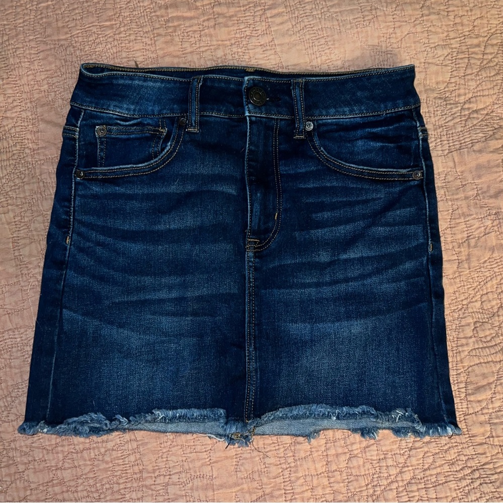 American Eagle High Rise Mini Denim skirt